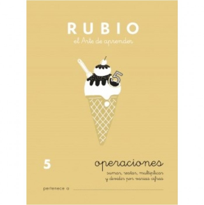 Cuaderno operaciones Rubio nº5