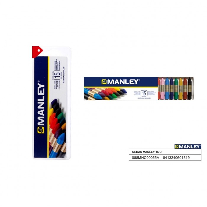 Ceras blandas Manley de colores 15U