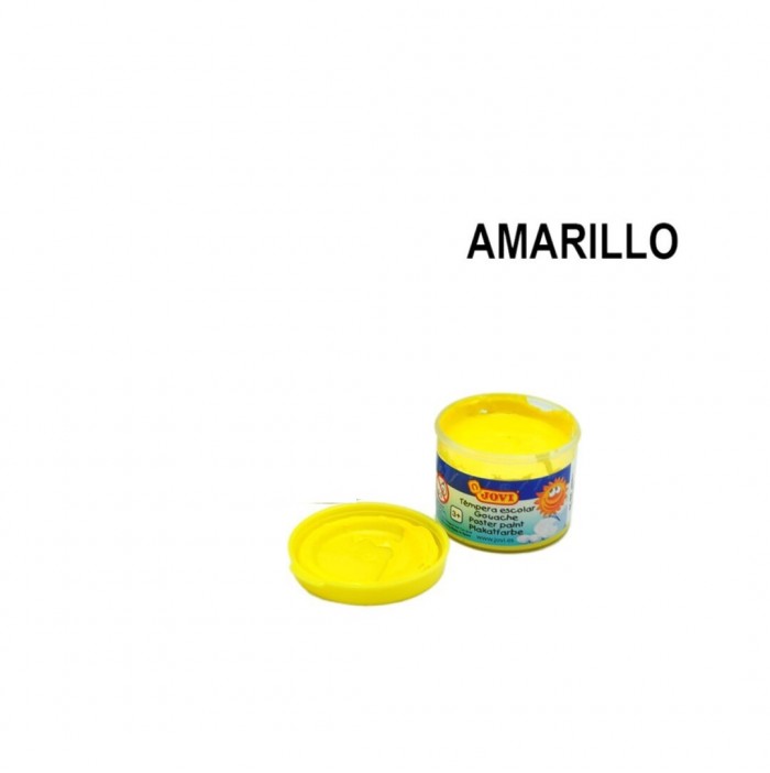 Témpera escolar jovi amarilla (35 ml)