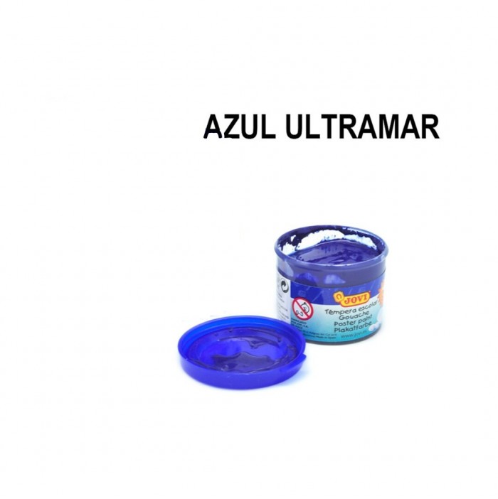 Témpera escolar azul ultramar jovi (35ml)