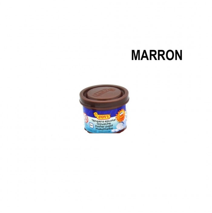 Témpera escolar marrón jovi (35ml)