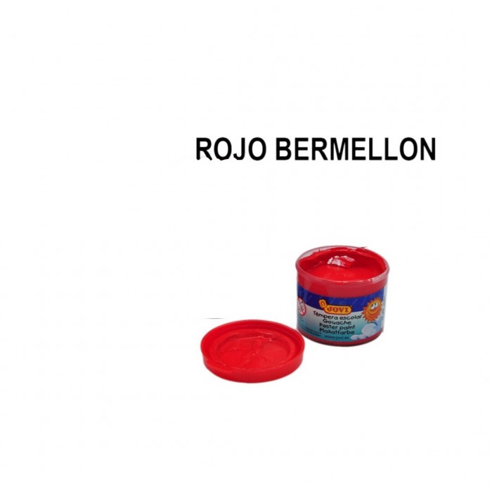 Témpera escolar roja jovi (35ml)