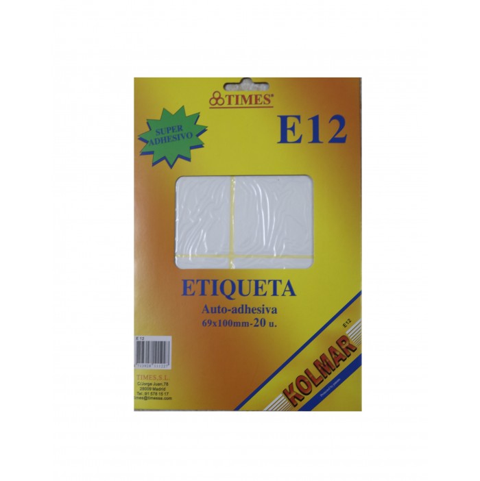 Etiquetas adhesivas 69x100mm