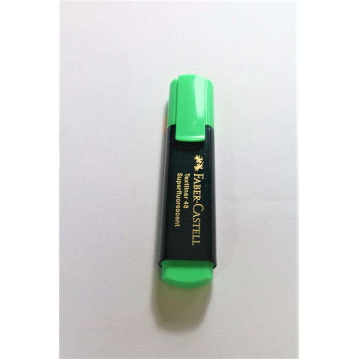 Subrayador verde faber castell