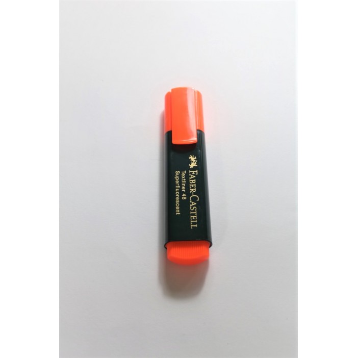 Subrayador naranja faber castell