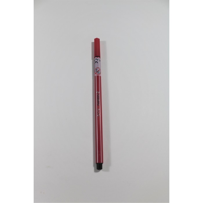 Rotulador stabilo 1mm rojo oscuro