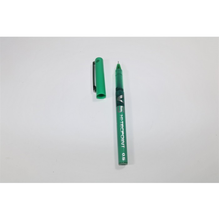 Bolígrafo pilot V5 hitechpoint verde