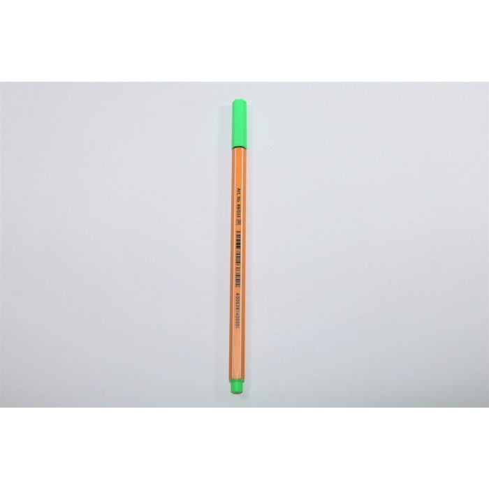 Rotulador stabilo 0.4mm verde neón