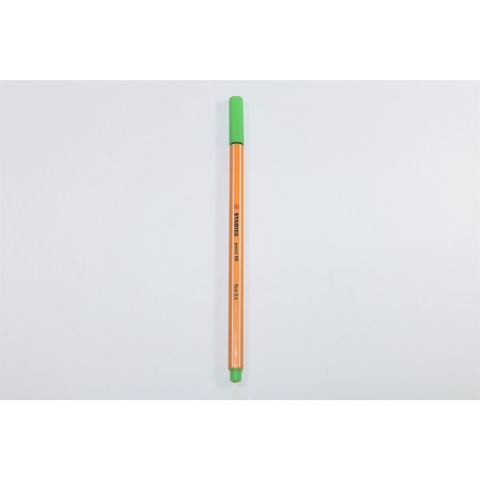 Rotulador stabilo 0.4mm verde hoja