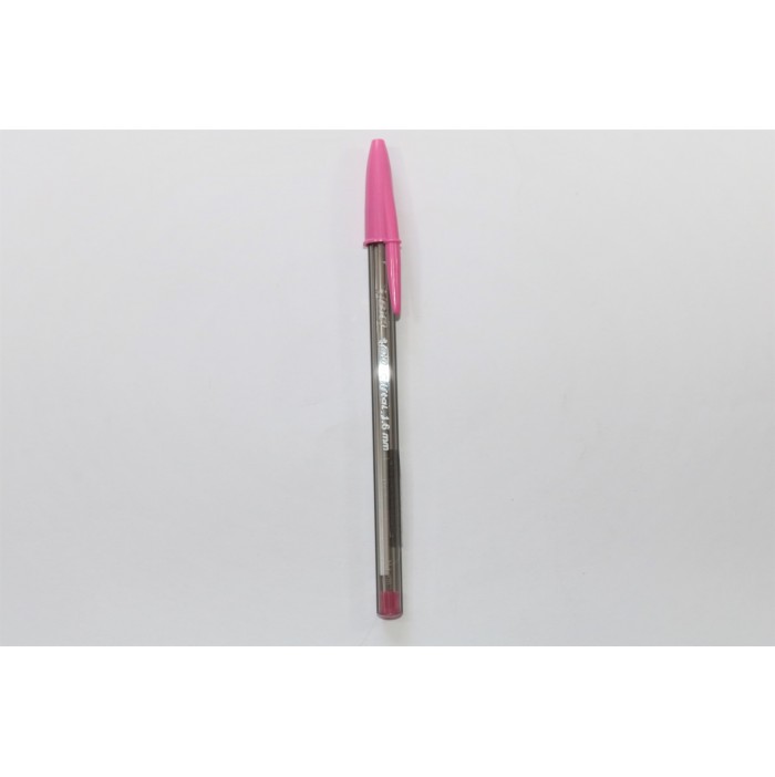 Bolígrafo bic cristal rosa