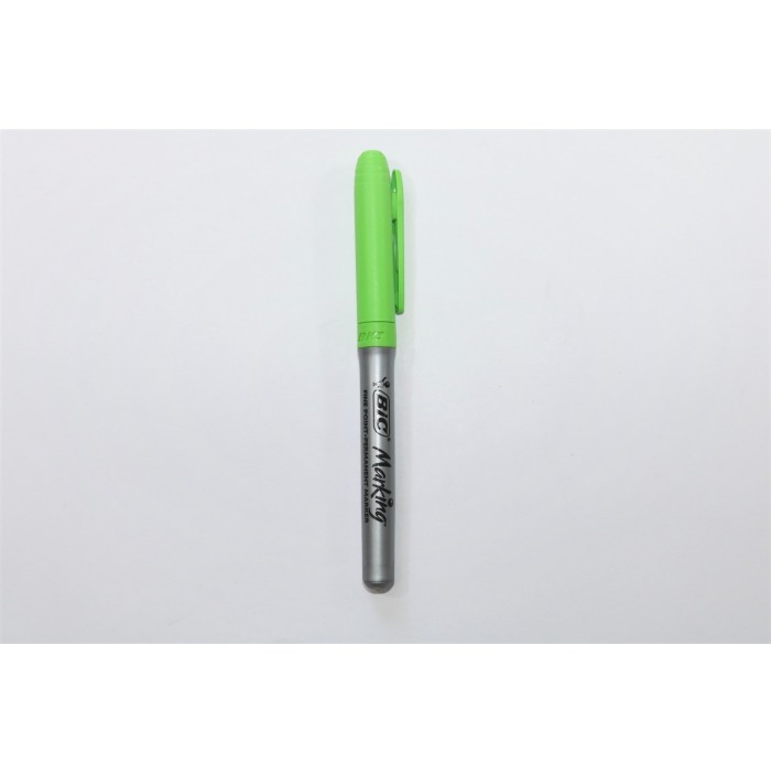 Rotulador permanente bic verde