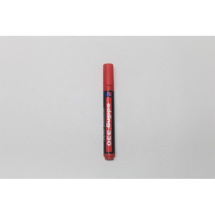 Rotulador permanente edding 330 rojo