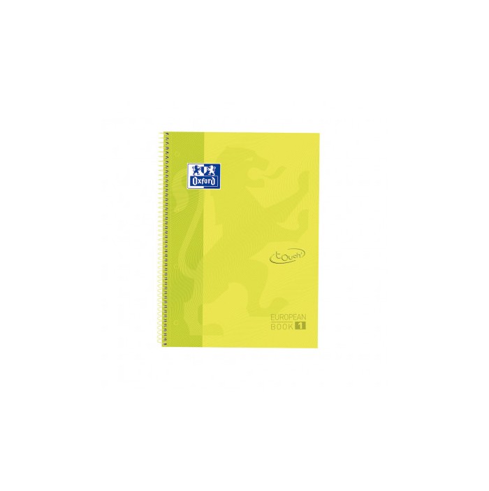 Cuaderno Oxford soft touch amarillo