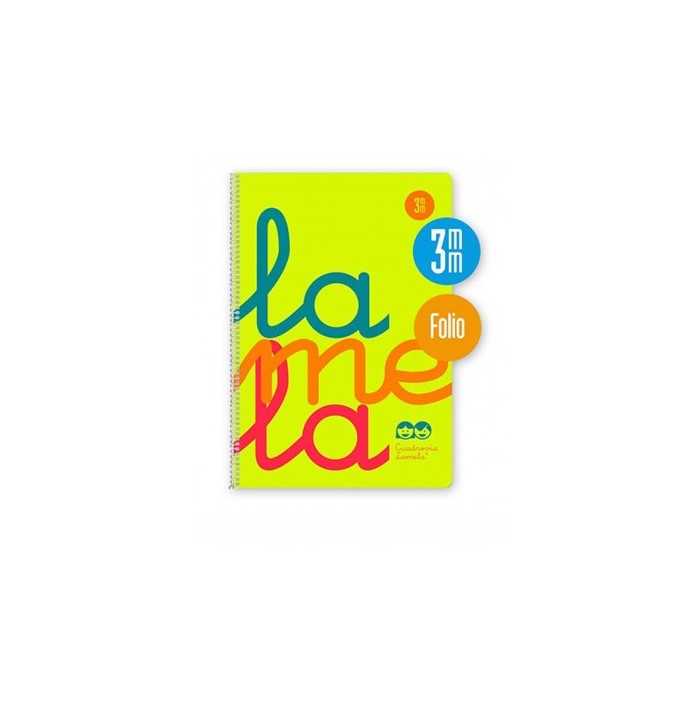 Cuaderno Lamela 4mm amarillo (A4)