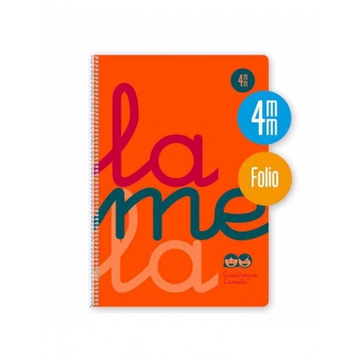 Cuaderno Lamela 4mm naranja (A4)