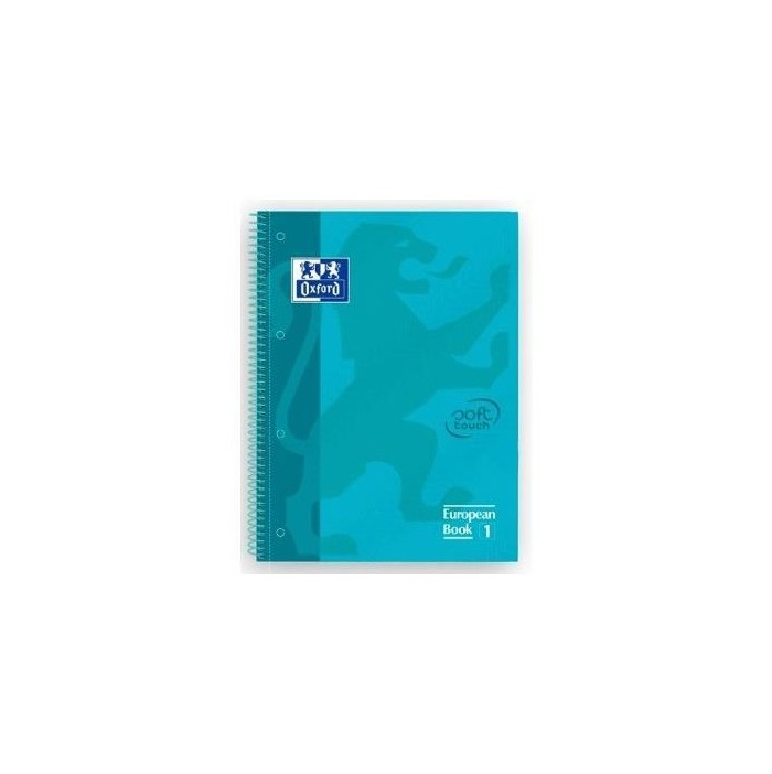 Cuaderno Oxford soft touch aqua