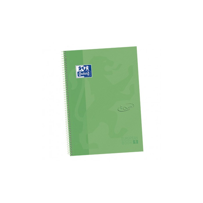 Cuaderno Oxford soft touch verde