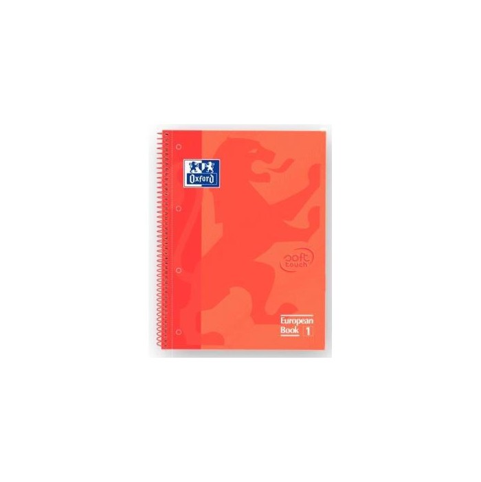 Cuaderno Oxford soft touch naranja