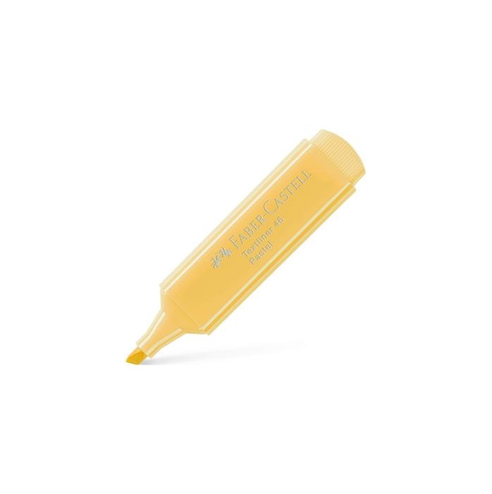 Subrayador pastel amarillo faber castell