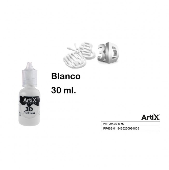 Pintura 3D blanca