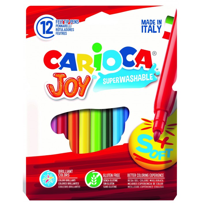 Rotuladores Carioca Joy superwashable 12u