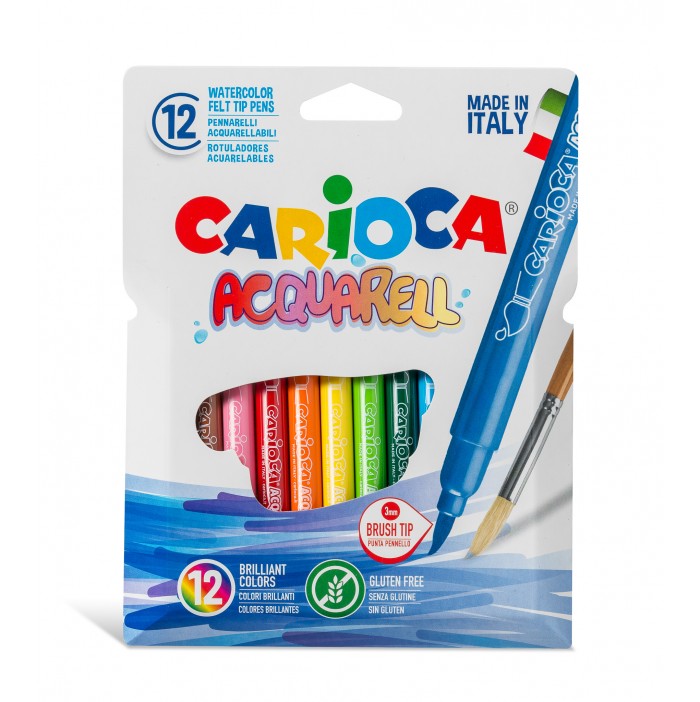 Pack 12 Rotuladores Carioca acquarell