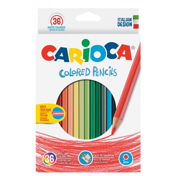 Lápices de colores carioca (36)