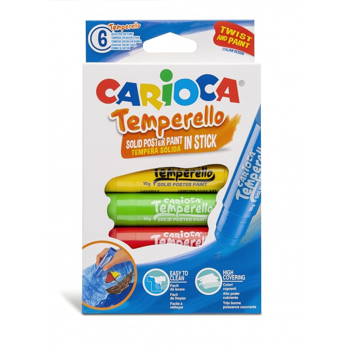 Tempera sólida en barra carioca