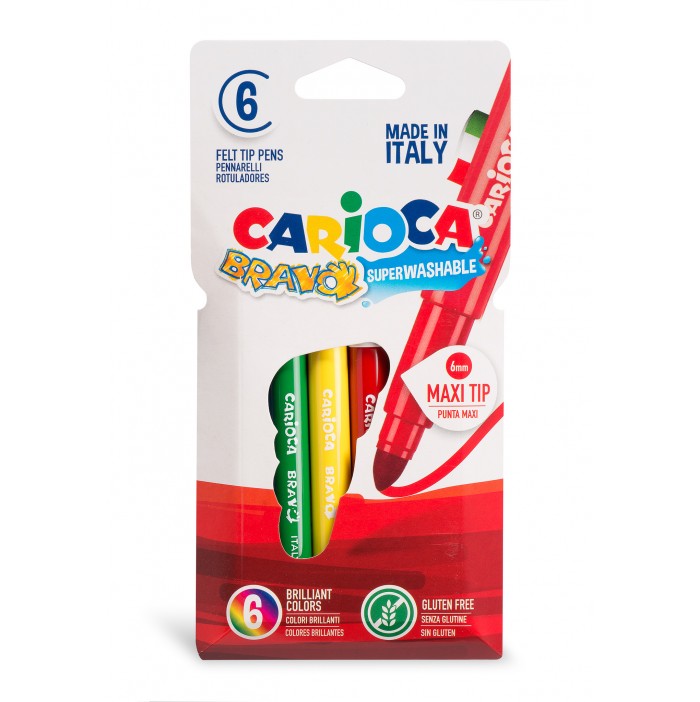 Pack 6 Rotuladores bravo carioca