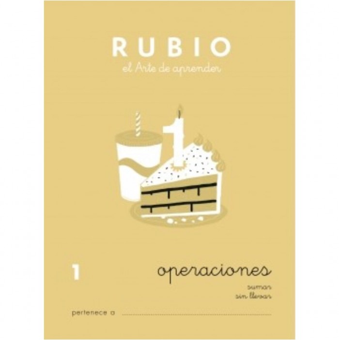 Cuaderno operaciones Rubio nº1