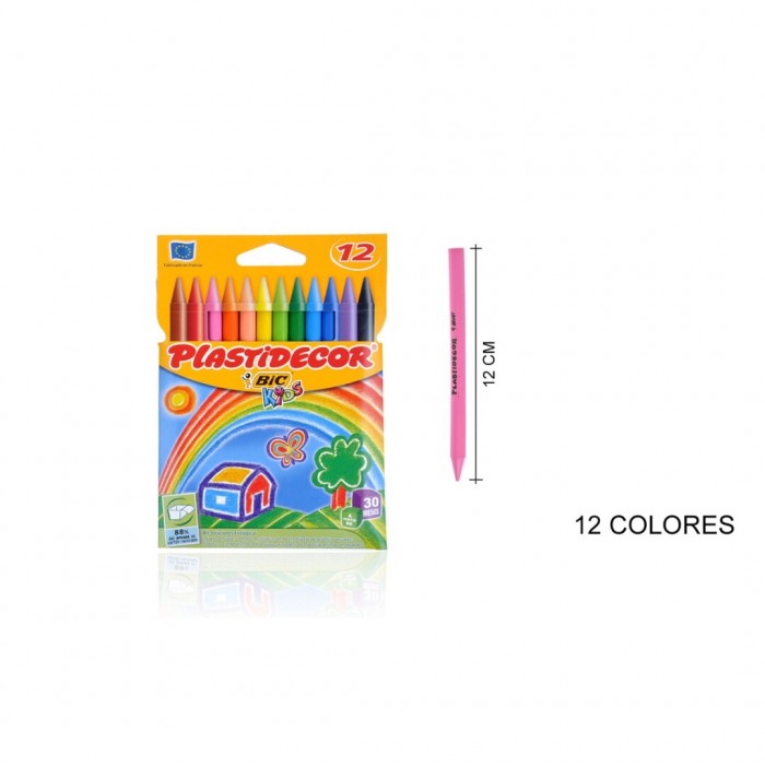 Ceras Plastidecor Bic (12)