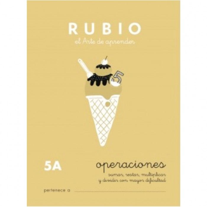 Cuaderno operaciones Rubio nº5 A