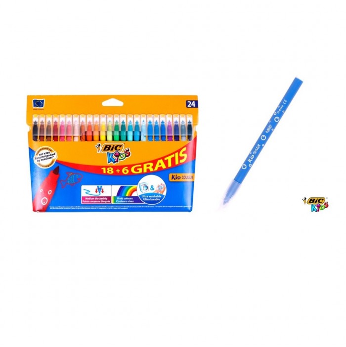 Pack rotuladores Bic 18+6U