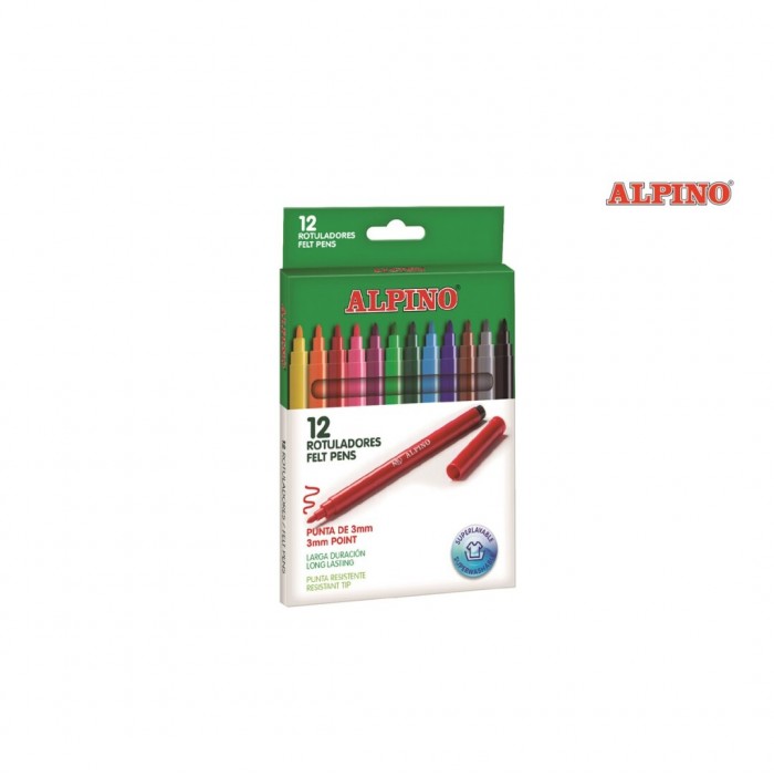 Pack rotuladores Alpino 12U