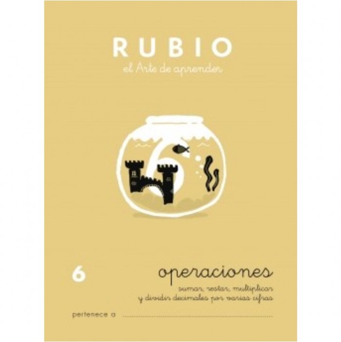 Cuaderno operaciones Rubio nº6