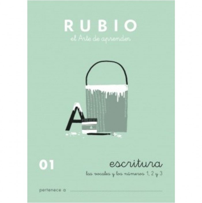 Cuaderno Rubio escritura nº01   +3 años