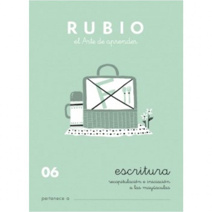 Cuaderno Rubio escritura nº06  +5 años