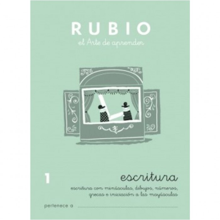 Cuaderno Rubio escritura nº1