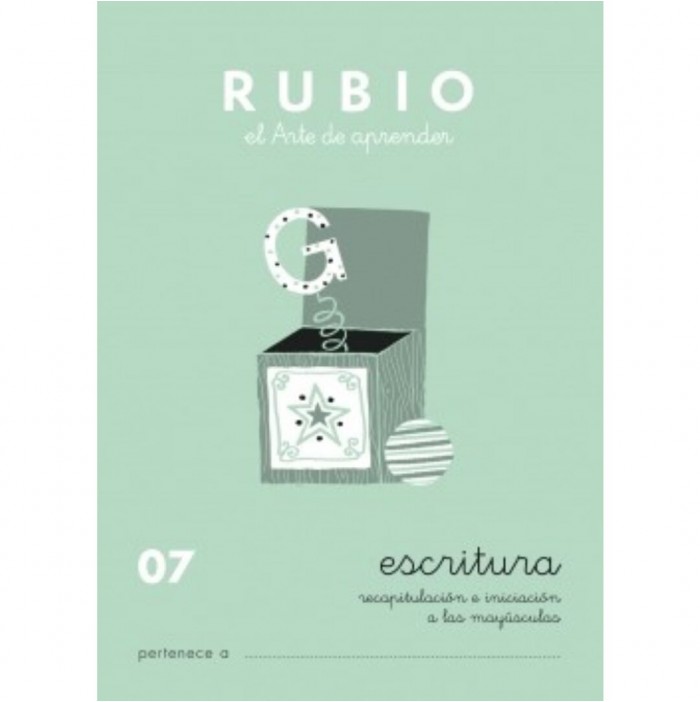 Cuaderno Rubio escritura nº07  +5 años