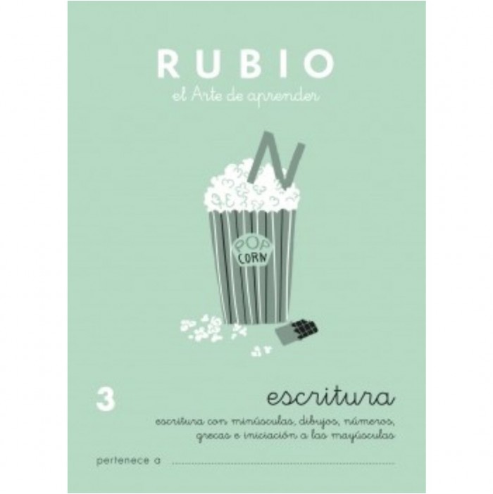 Cuaderno Rubio escritura nº3