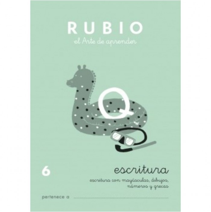 Cuaderno Rubio escritura nº6