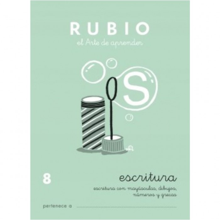 Cuaderno Rubio escritura nº8