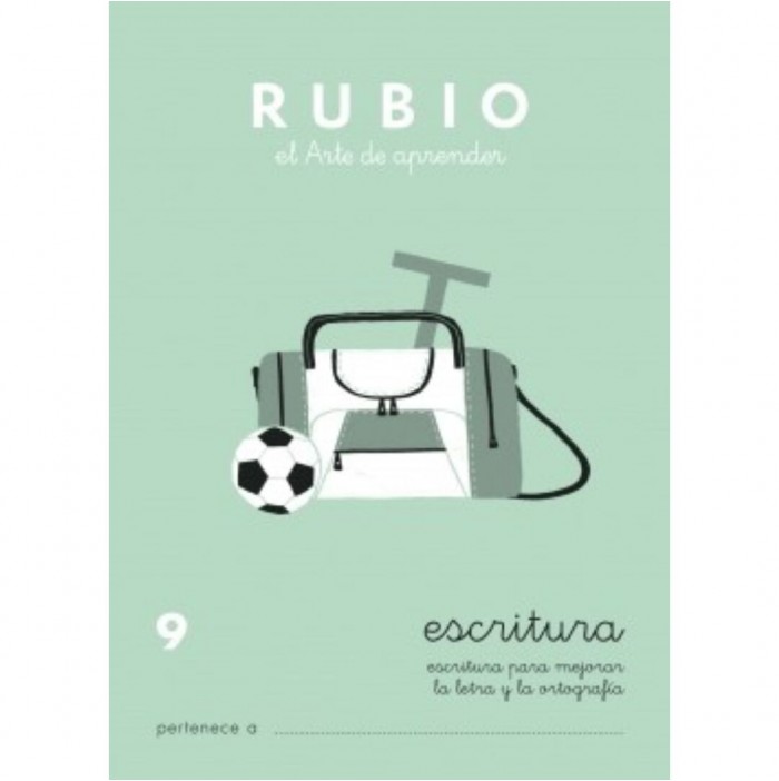 Cuaderno Rubio escritura nº9