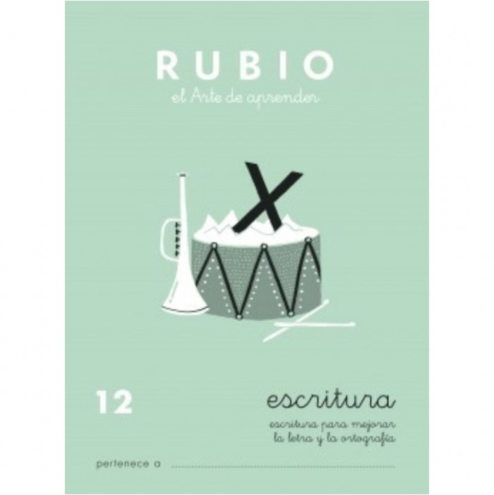 Cuaderno Rubio escritura nº12