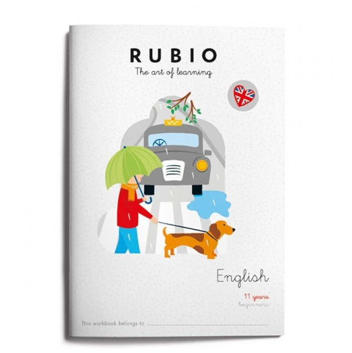 Cuaderno Rubio inglés principiantes 11 años