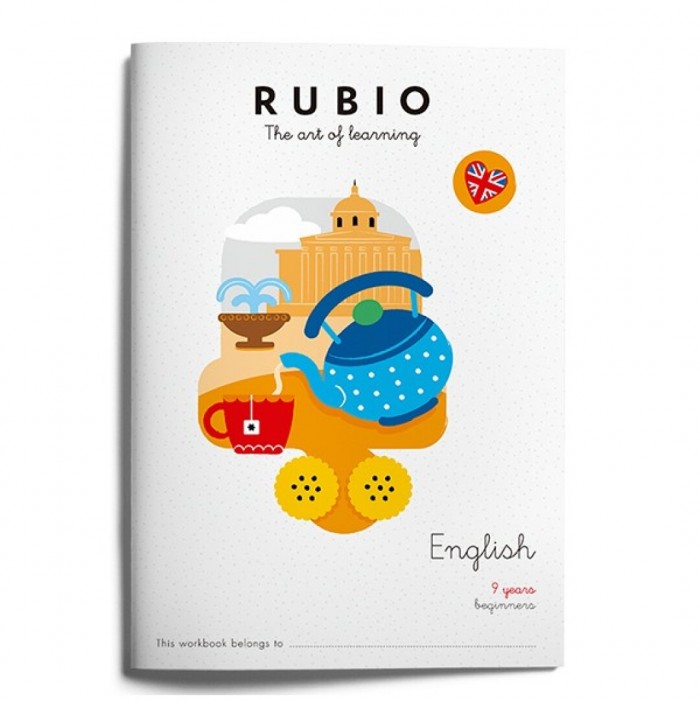 Cuaderno Rubio inglés principiantes 9 años