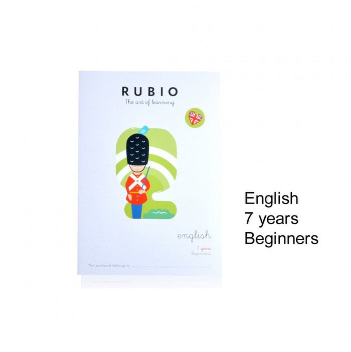 Cuaderno Rubio inglés principiantes 7 años