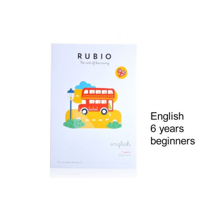 Cuaderno Rubio inglés principiantes 6 años