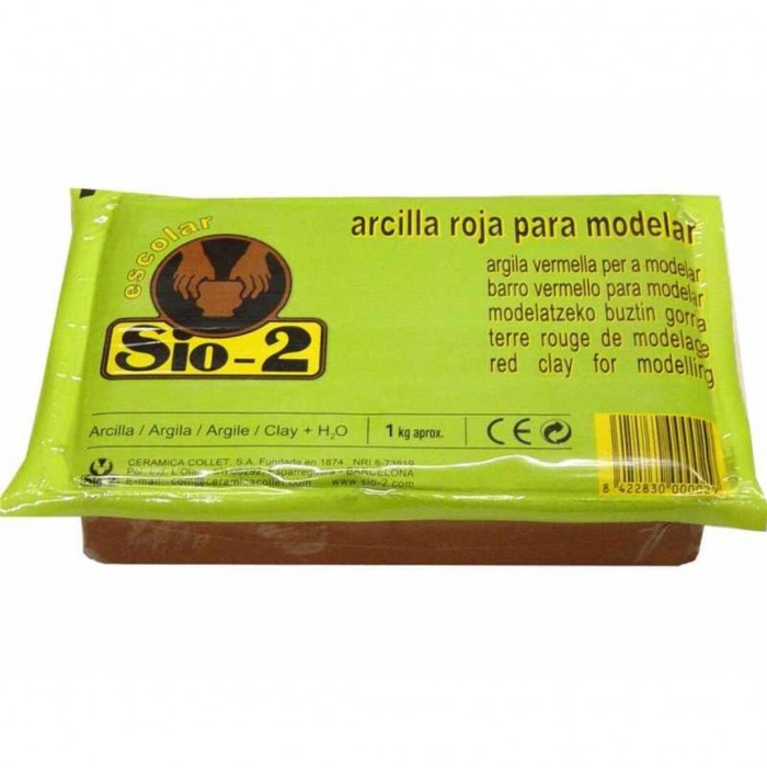 Arcilla natural para moldear 1kg